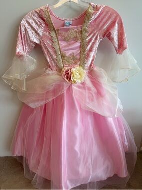 Great Pretenders Pink Rose Princess Halloween Dress Up Costume 3/4